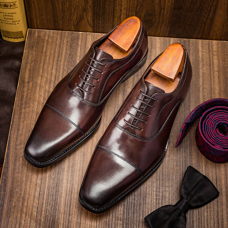 Three-joint Business Formal Oxford Shoes