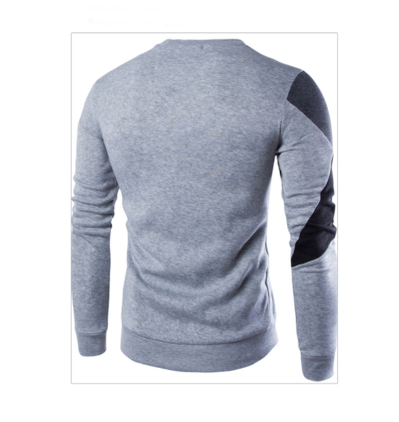 Sweaters Men New Fashion Printed Casual O-Neck Slim Cotton