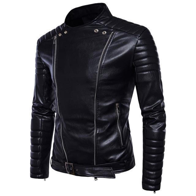 PU Leather Motorcycle Jacket