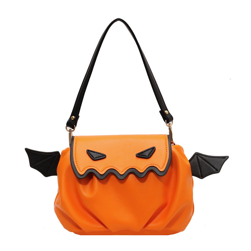 Funny Crossbody Bag Halloween Pumpkin Cartoon