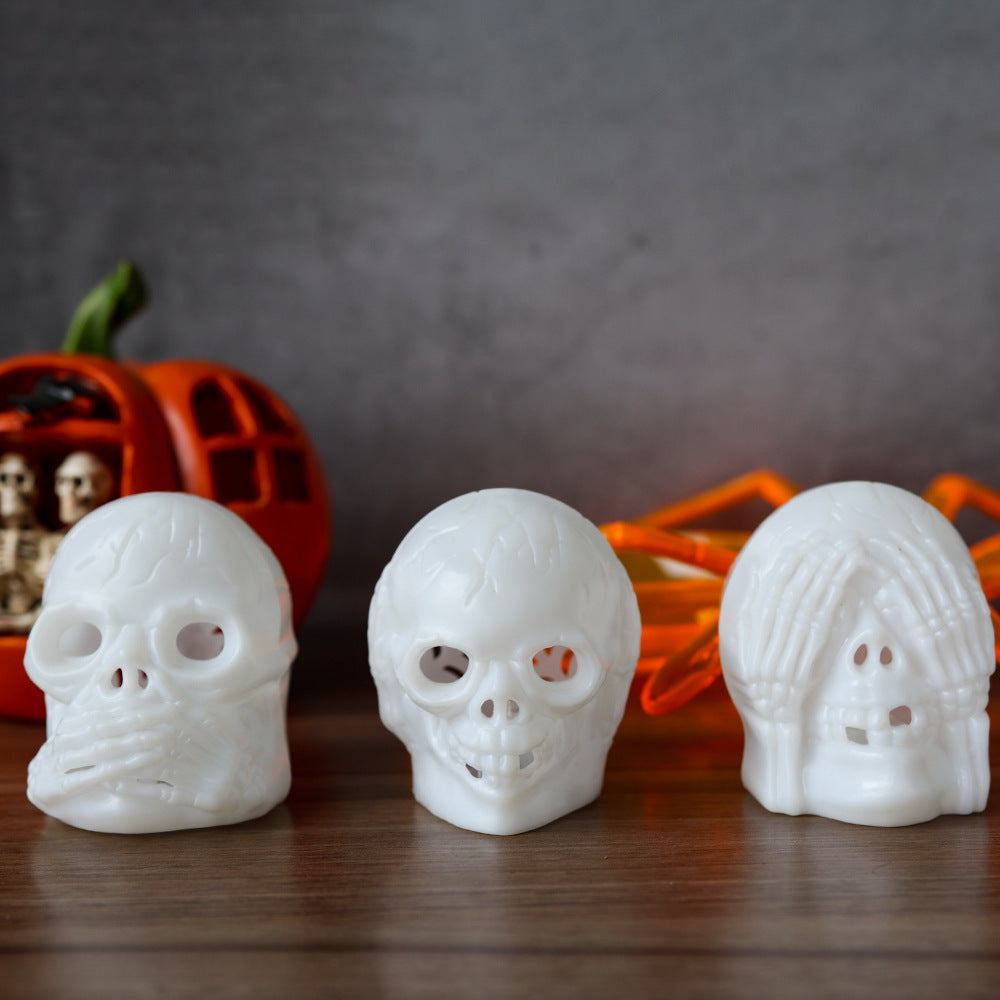 Halloween Skull Light Party Atmosphere Decoration Small Night Lamp Decorations