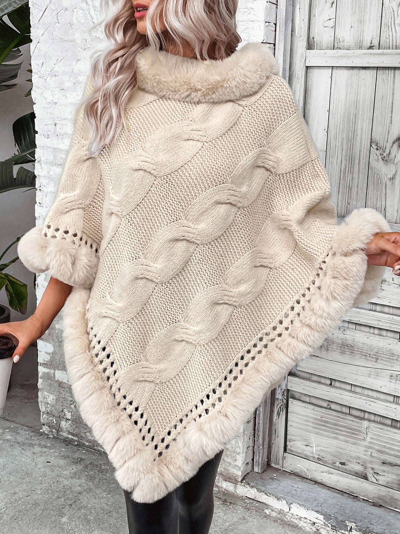 Cardigan Cape Sweater