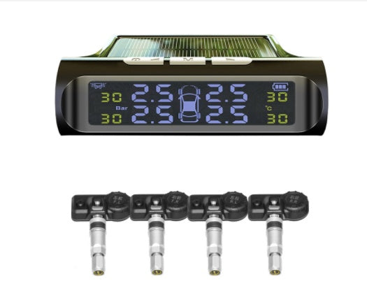 Solar Wireless Tire Pressure Monitor TPMS Tire Pressure Monitoring System