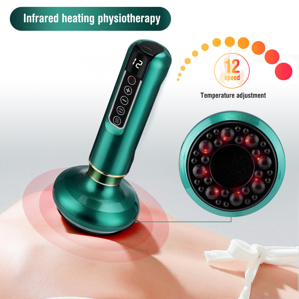 Electric Vacuum Cupping Massager For Body Anti-Cellulite Suction