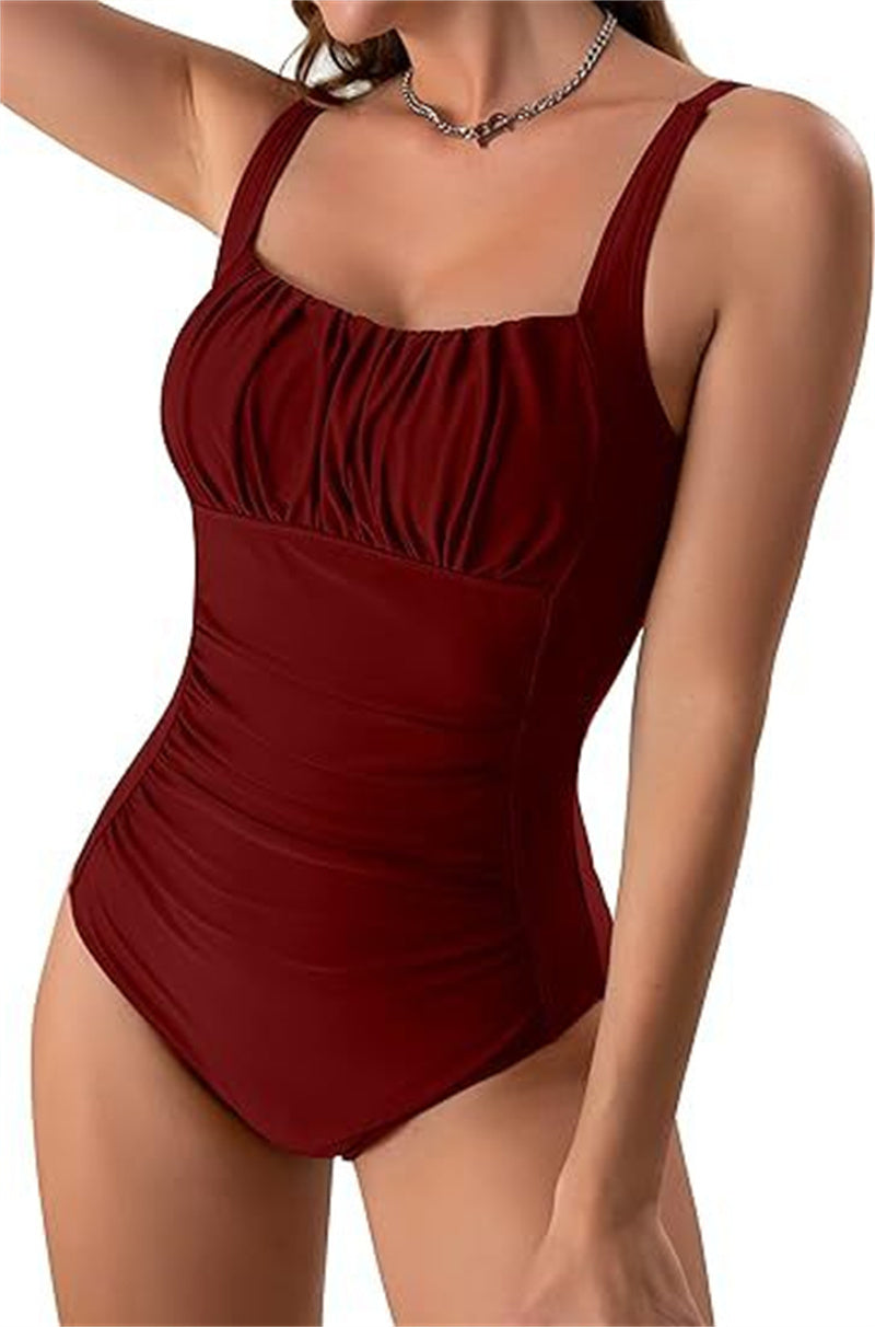 Sexy Square Neck One-piece Bikini Summer