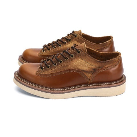 Retro Thick-soled Stitching Leather Shoes