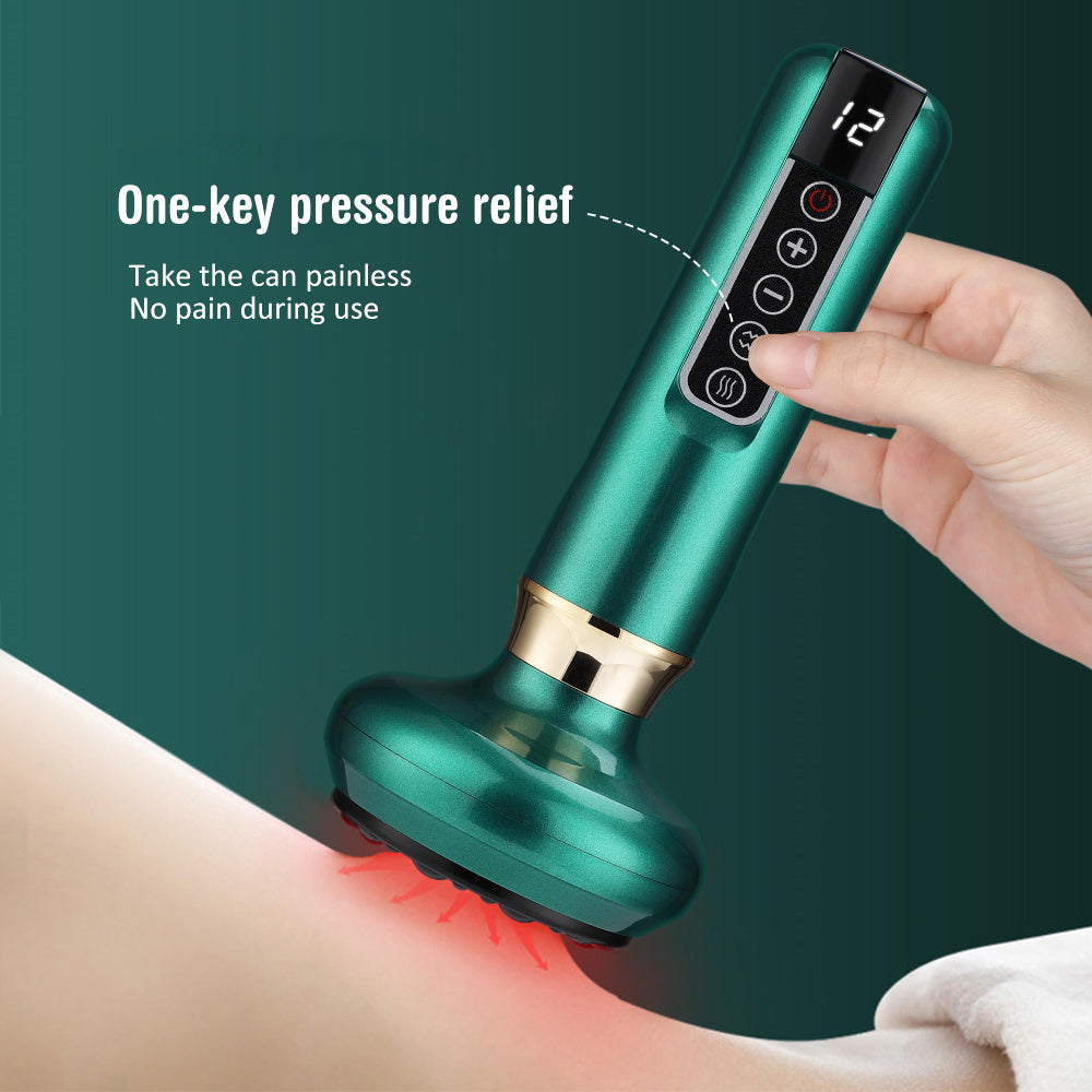 Electric Vacuum Cupping Massager For Body Anti-Cellulite Suction