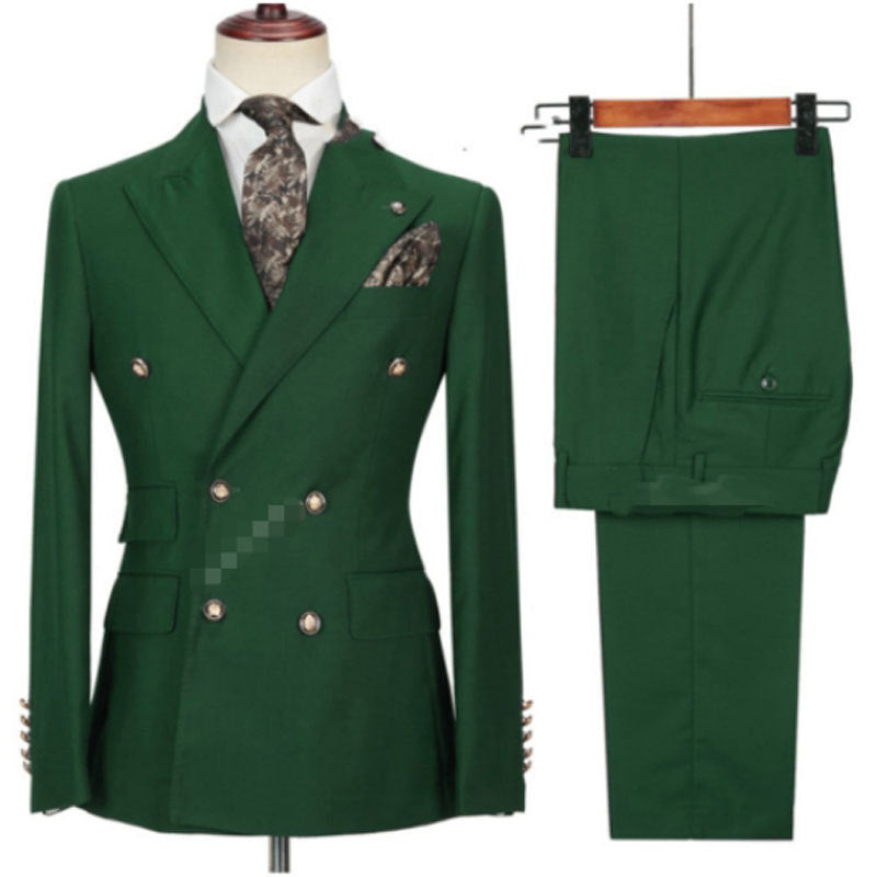 Men's Two-piece Suit Double Breasted