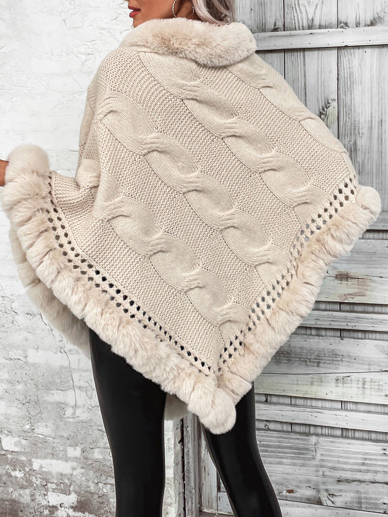 Cardigan Cape Sweater