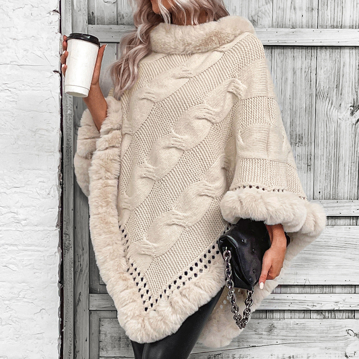 Cardigan Cape Sweater