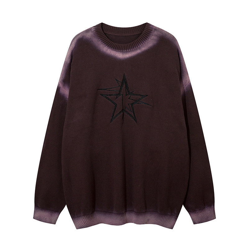 5-pointed Star Embroidered