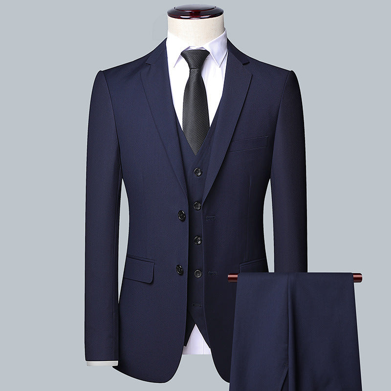 Suit Set Slim Fit Formal Groom Wedding Dress