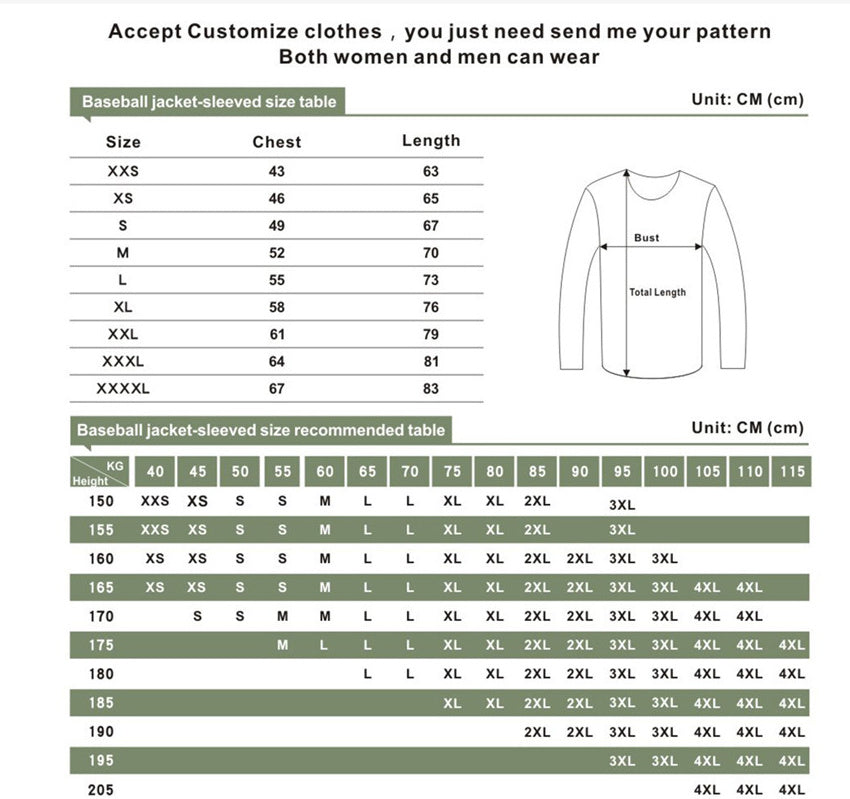 Casual Loose Men's And Women's Baseball Uniform Sweater Coat