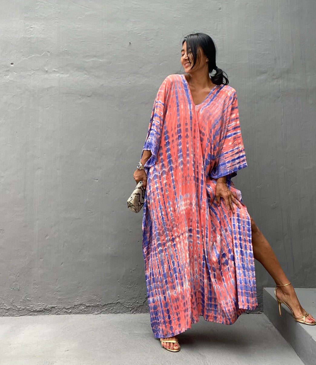 Cotton Beach Cover-up Robe Dress