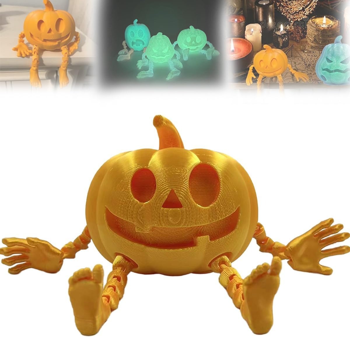 Halloween 3D Printing Pumpkin Decorations Ornaments